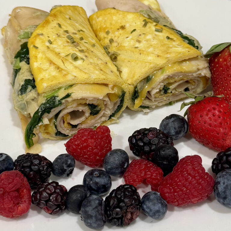 High-Protein Turkey Egg Roll-Up (Low-Carb Breakfast Recipe)