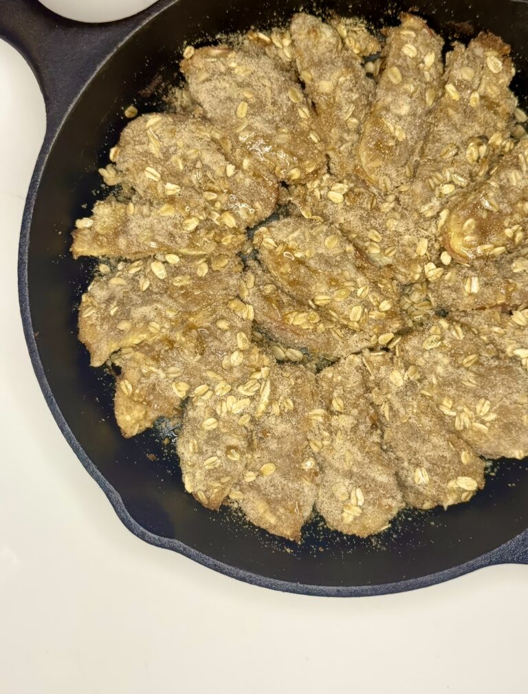 Healthy Baked Apple Pie Slices