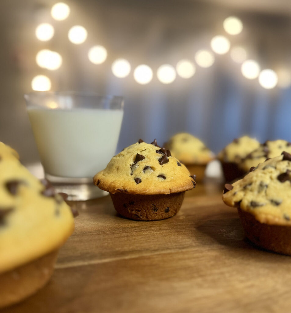 Homemade Chocolate Chip Muffins