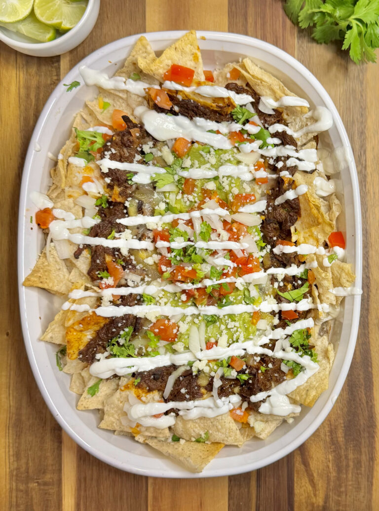 Loaded Birria Nachos with Homemade Birria