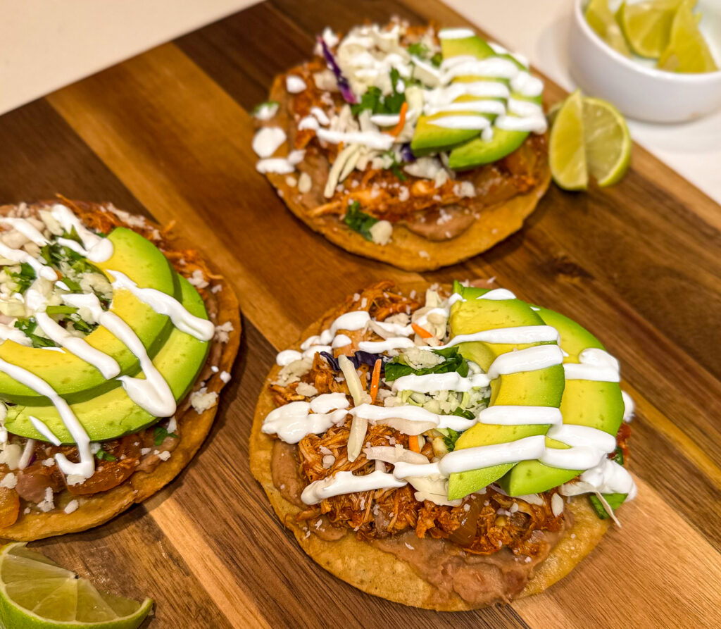 Chicken Tinga Tostadas