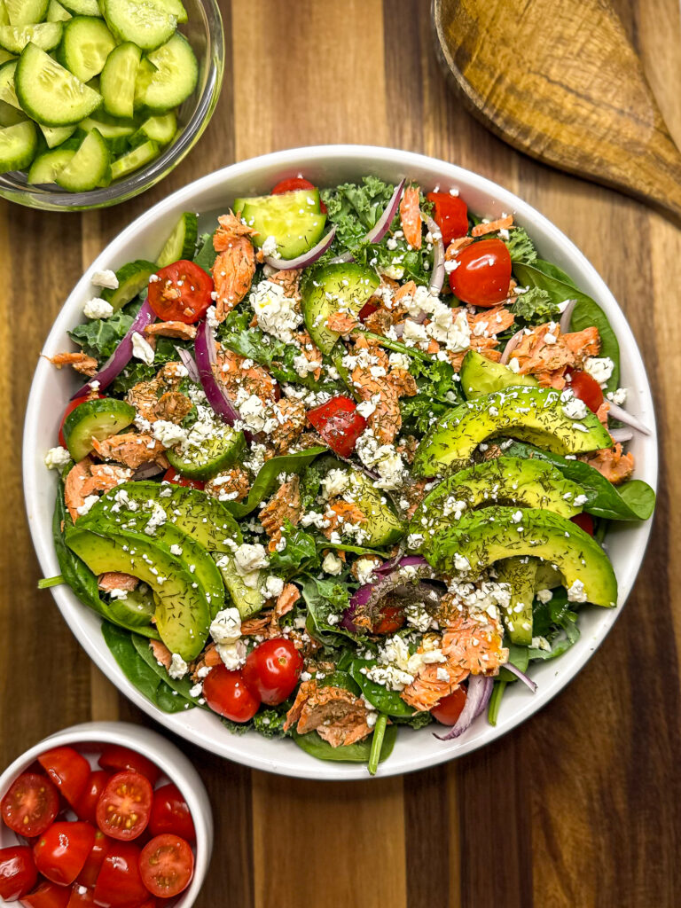 Mediterranean Salmon Salad